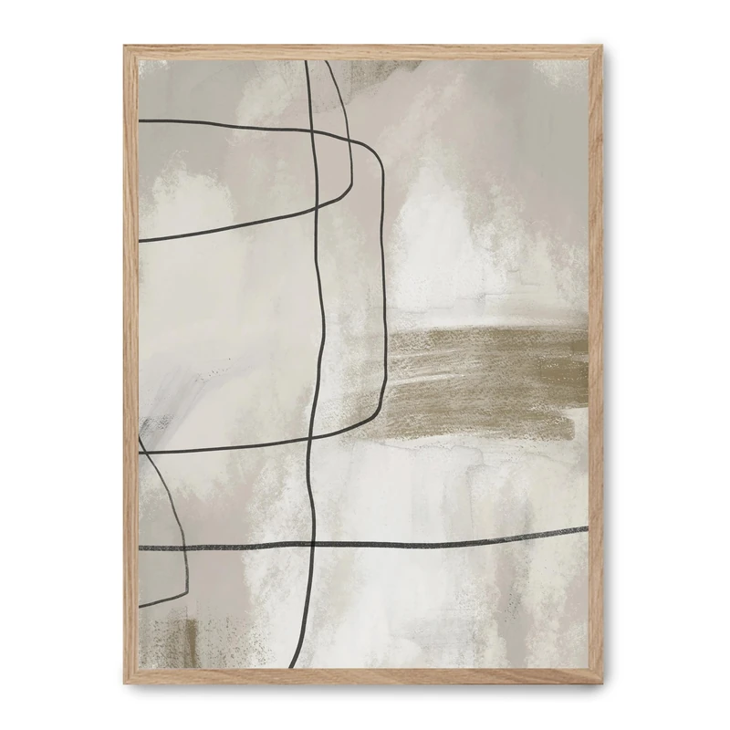 AlexandreHouse Cuadro art with black lines iii_FASE5 - Image 1