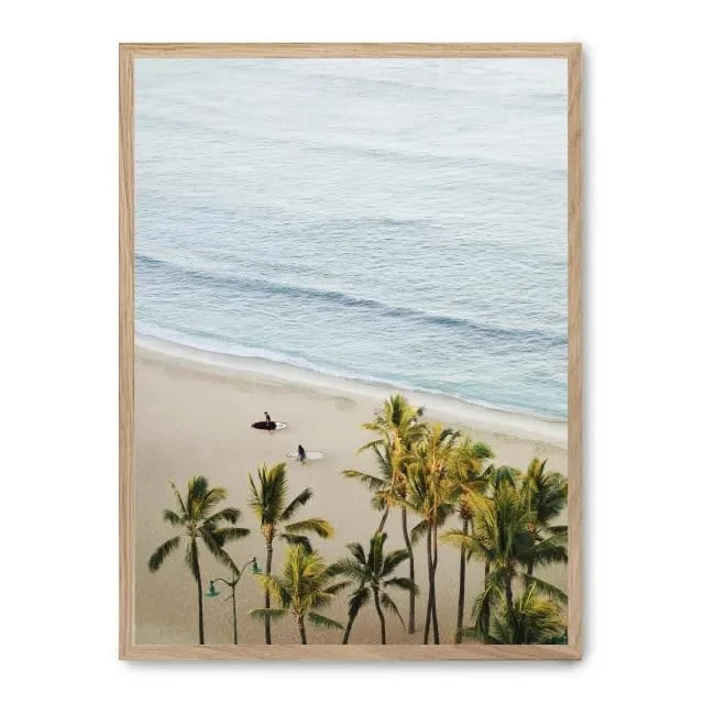 Cuadro Surfing, Sea and Palm Trees i_FASE5