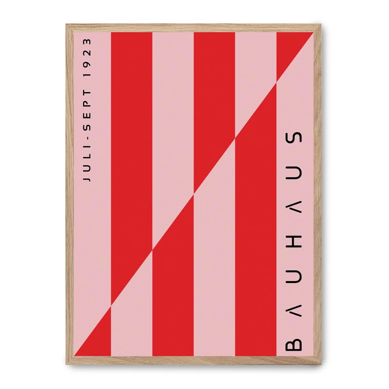 Cuadro Red and Pink Lines_FASE5 - Image 1