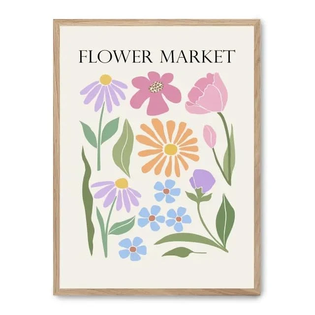 AlexandreHouse Cuadro Flower Market IV_FASE5 - Image 1