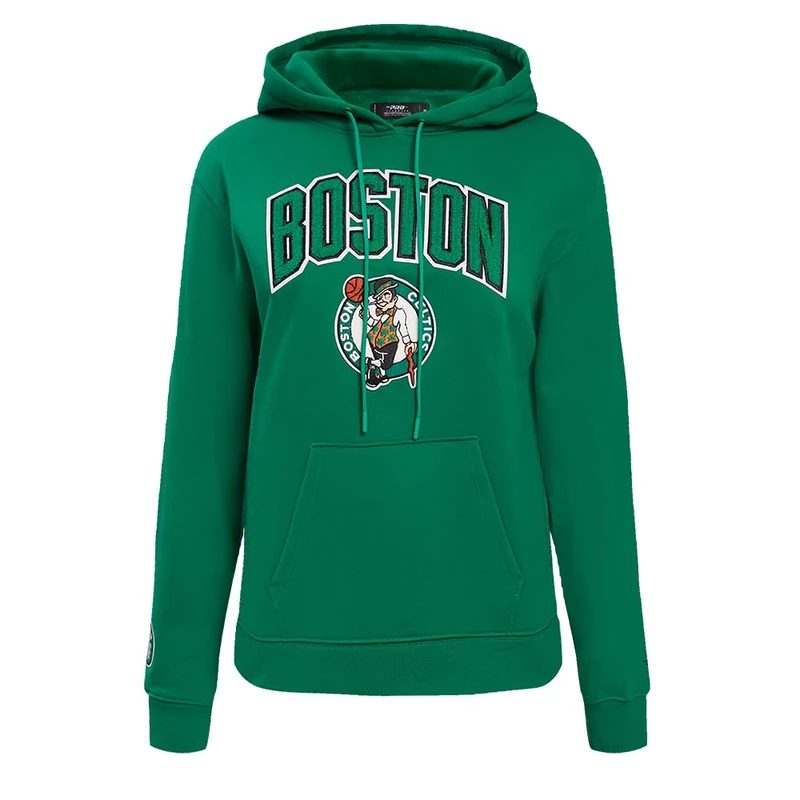 Pro Standard Womens NBA Boston Celtics Classic Chenille Pull Over Hoodie Kelly Green XS
