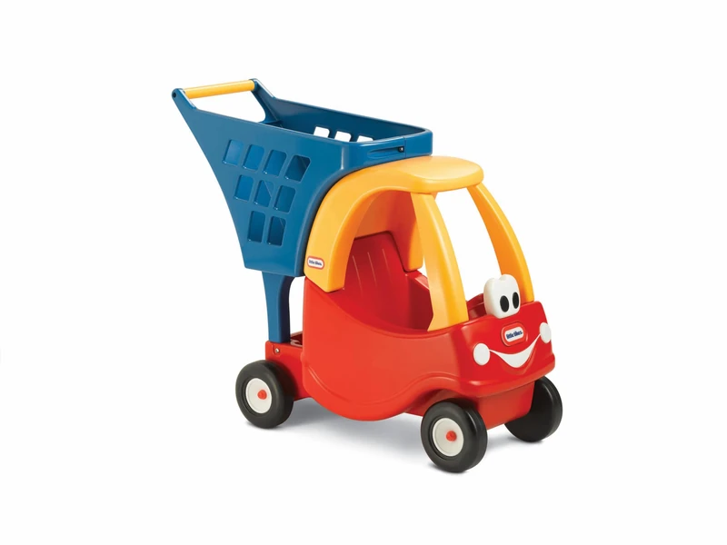 little tikes Cozy Coupe Shopping Cart - Toy Cart for Toddlers & Children, Lots of Space, Encourages Creative Play, Suitable for Ages 3 to 10 Years - Image 1