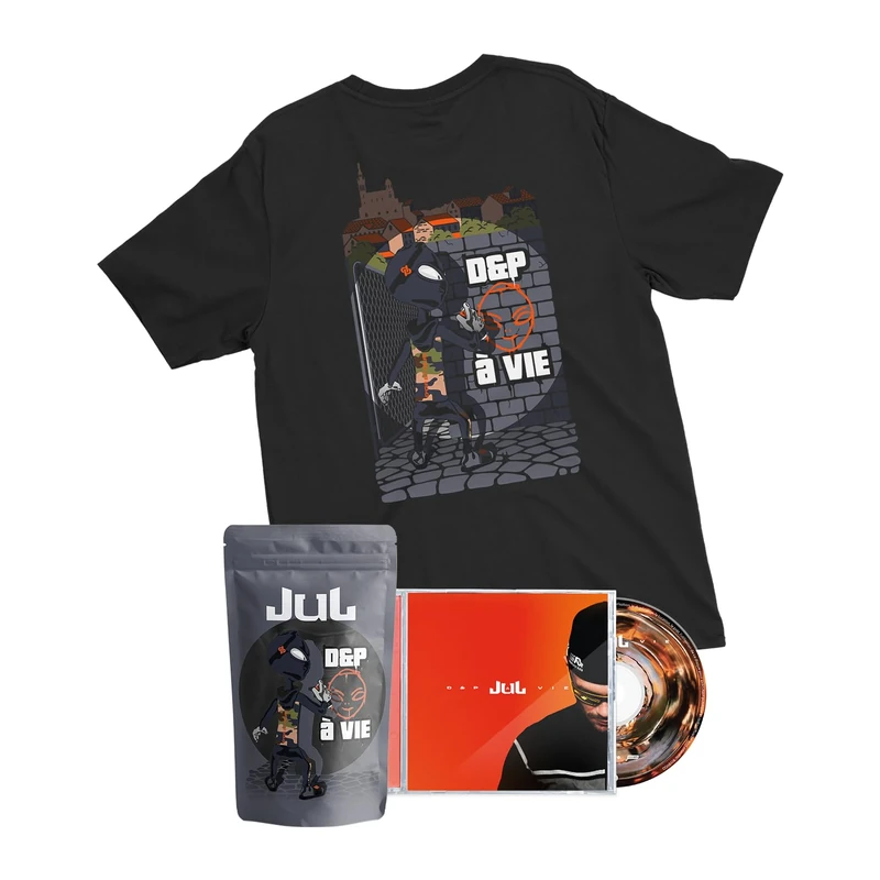 D&P À Vie Sachet Zip CD + Tshirt M