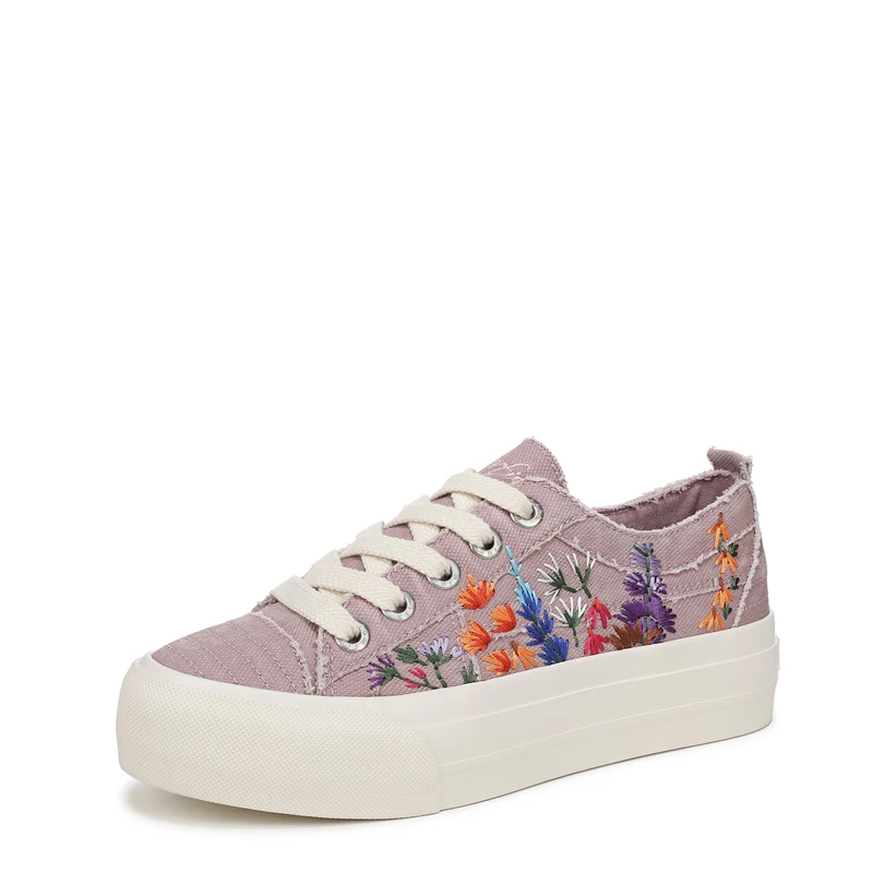 Blowfish Malibu Women's Sadie-Sun Sneaker, Iris Purple Canvas, 5 UK