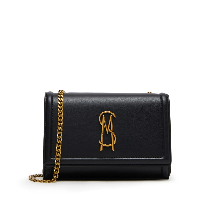 Steve Madden Women's Larisa-L Convertible Shoulder Bag, Black, One Size