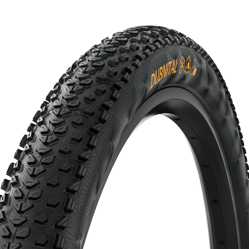 Continental Dubnital Tubeless Mountain Bike Tyre 29x2.40 | 1 Pack, Fast Grip on Hard Terrain E25 Certified Foldable - Quick Compound Trail Case, Black