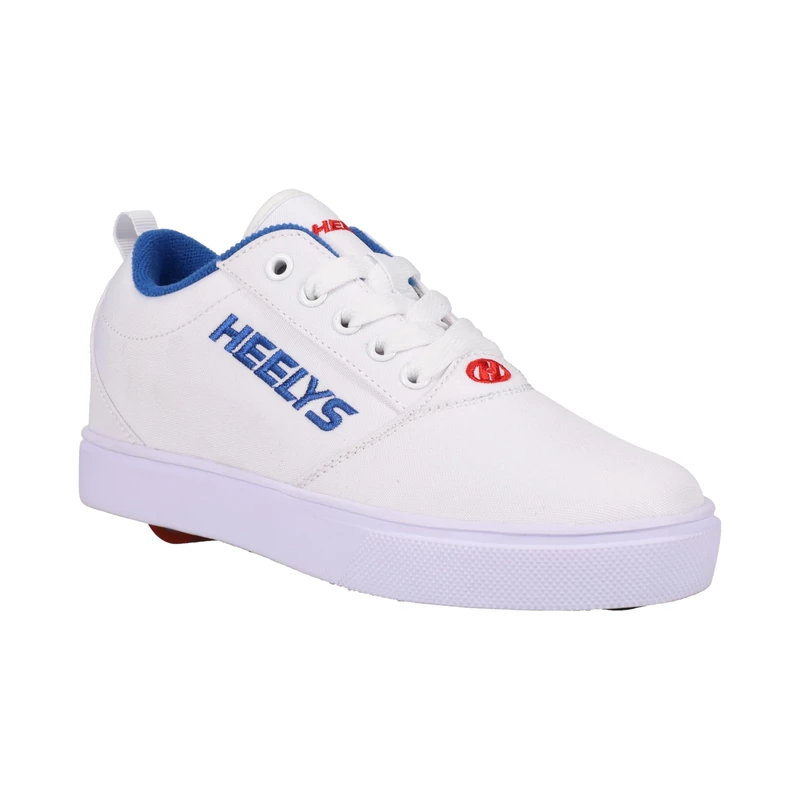 Heelys Men's Pro 20 Emb Wheeled Heel Shoe, White/Blue/Red, 10 UK