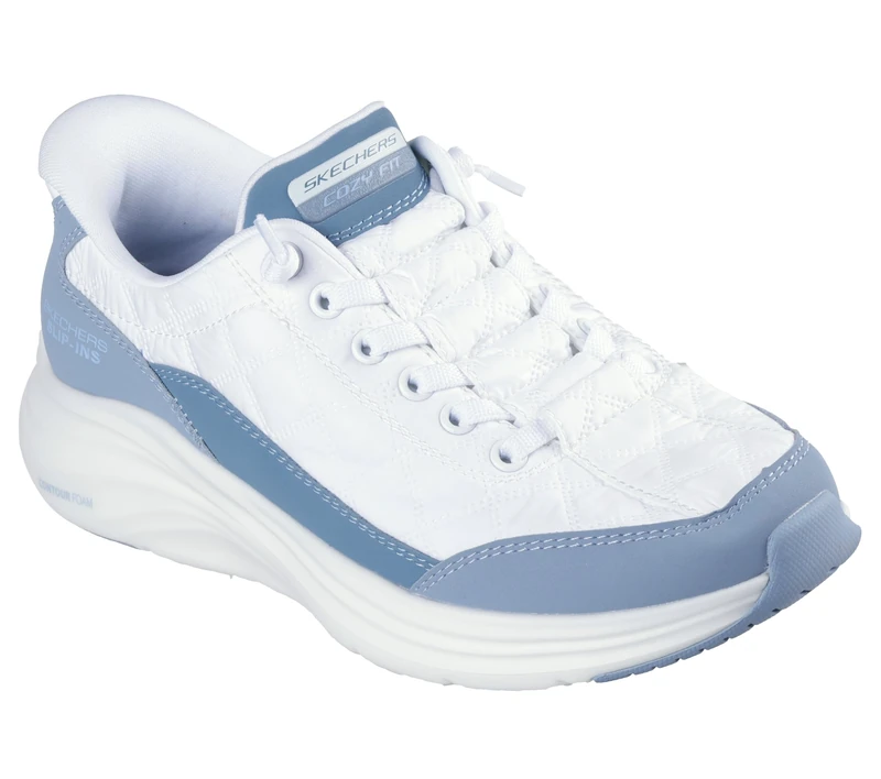 Skechers Women's Contour Foam in Motion Trainers, White, 5.5 UK