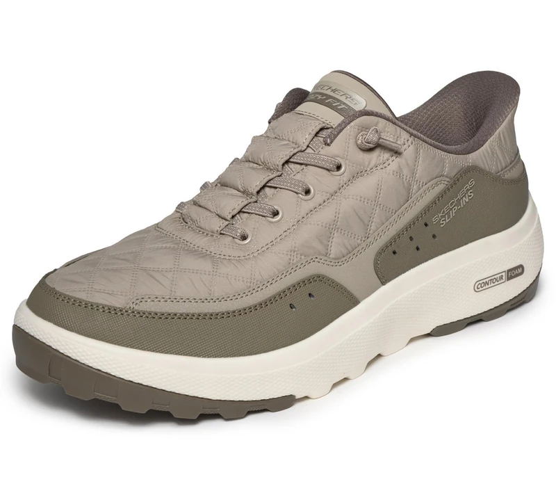 Skechers Men's Urban Explore Sneaker, Taupe Textile/Synthetic/Trim, 10 UK