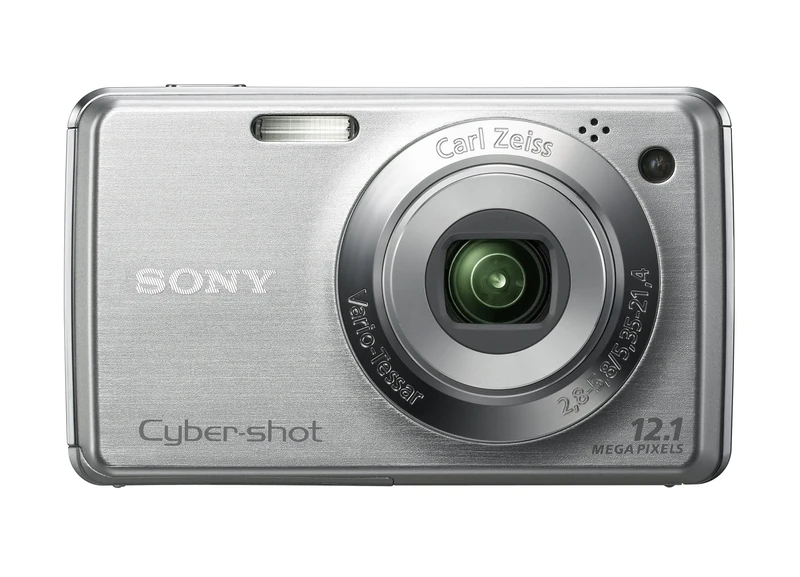 Sony Cybershot DSC-W210 Camera - Silver (12.1MP, 4x optical zoom) 2.7 inch LCD (Renewed)