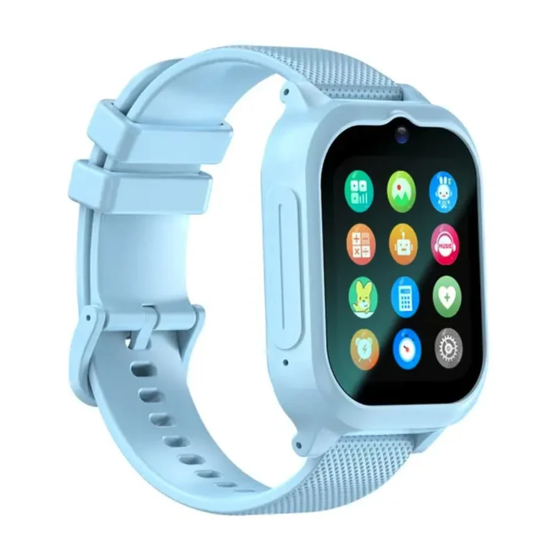 Acu Store 4G Kids Smart Watch for Boys & Girls, GPS Tracker Smartwatch with Video Call Waterproof Real Time Position School Mode Pedometer SOS, Alarm Clock Birthday Toy Gifts (Blue)