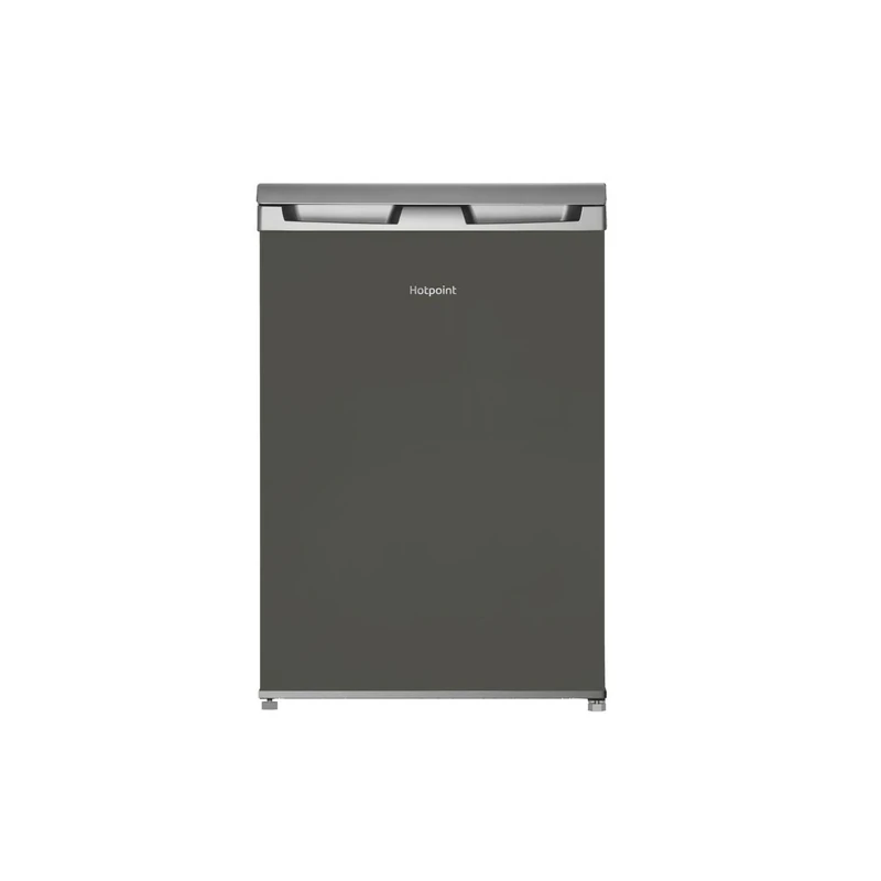 Hotpoint 128 Litre Freestanding Under Counter Larder Fridge | Low Frost Easy Defrosting | Fresh Space Storage Drawer | LED Interior Light | Adjustable Shelves | Reversible Door | 84×54×59 cm White