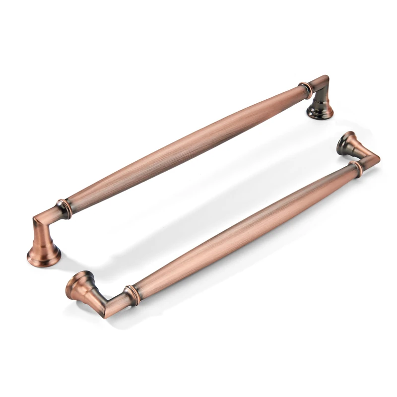 khtumeware 10 Pack 8 Inch(203mm) Brushed Antique Copper Cabinet Pulls Heavy Duty Soild Cabinet Handles Kitchen Cabinet Hardware for Cupboard Drawer Handles Dresser Pulls