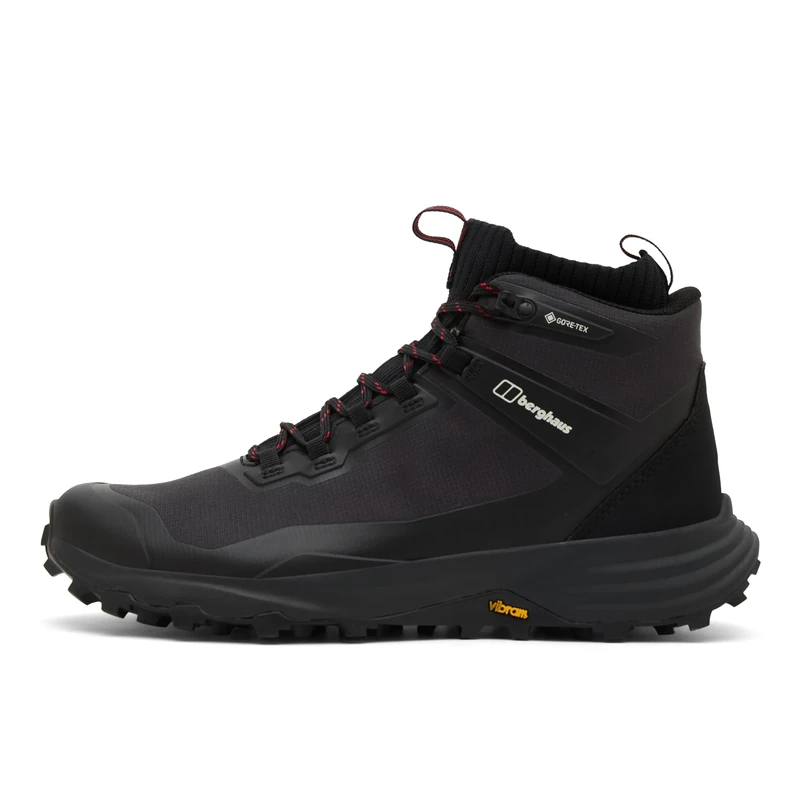 Berghaus Men's VC22 Mid GTX 2.0 Shoes, Black/Red, 11 UK