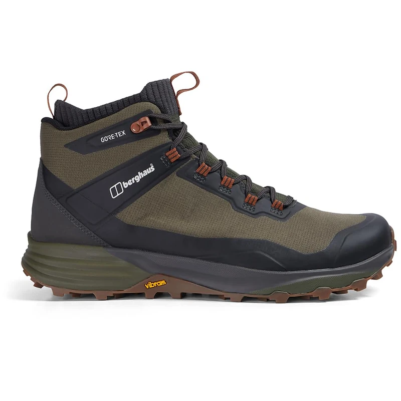 Berghaus Men's VC22 Mid GTX 2.0 Shoes, Dark Brown/Dark Green, 11 UK