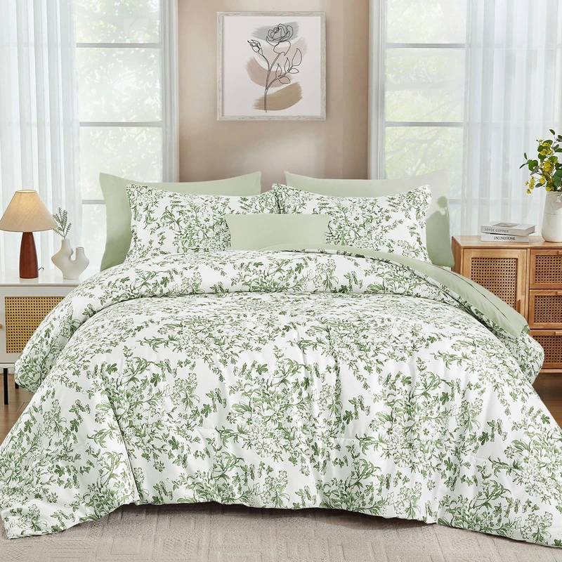 WONGS BEDDING Comforter Set Queen