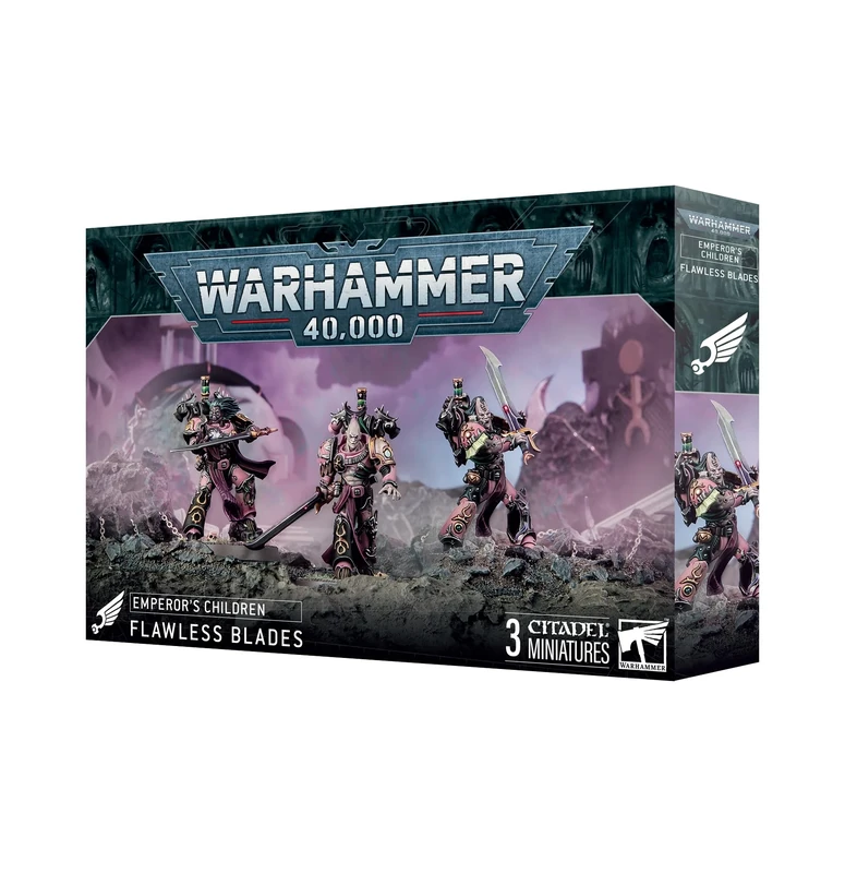 Games Workshop - Warhammer 40,000 - Emperor's Children: Flawless Blades, Red/Maroon