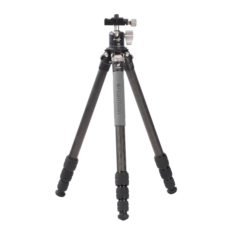 Leofoto - Ranger - Carbon Tripod For Cameras - Including Ballhead - Load capacity of 6kg - Extendable Feet - Min. Height of 5,7 cm to a Max. Height of 109 cm - RF-224C+ Ballhead LH-25