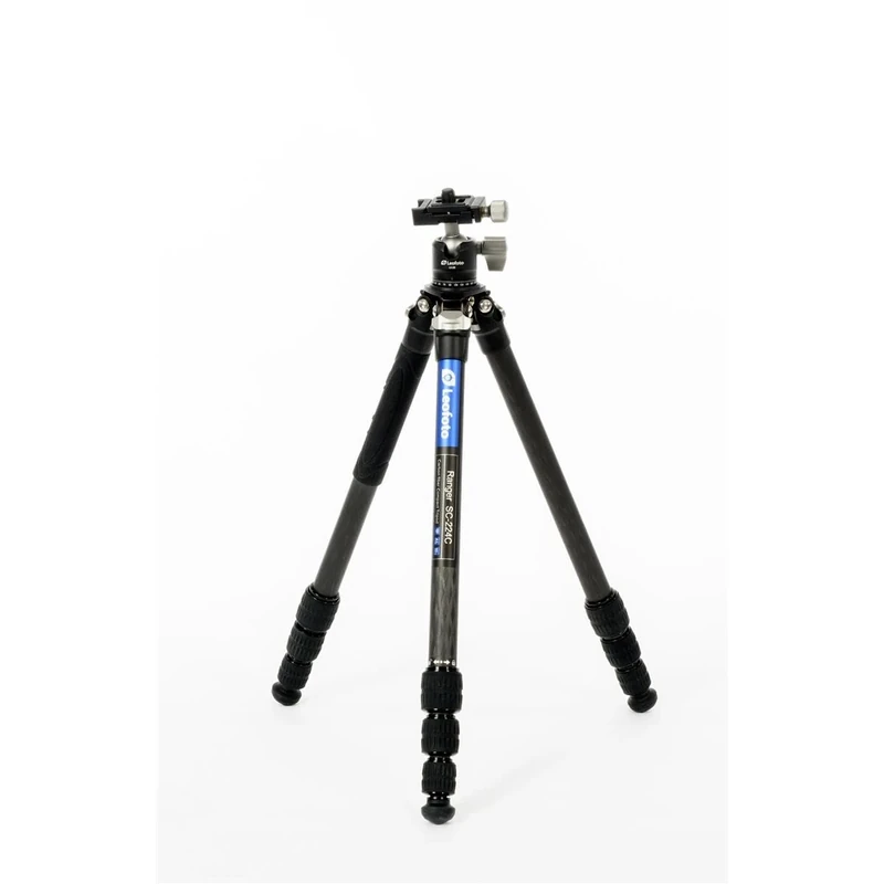 Leofoto - Ranger - Carbon Tripod For Cameras - Including Ballhead - Load capacity of 6kg - Extendable Feet - Min. Height of 10,5 cm to a Max. Height of 38 cm - SC-224C+ Ballhead LH-25