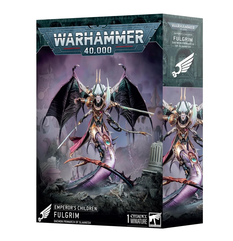 Games Workshop Warhammer 40,000 Emperors Children Fulgrim Daemon Primarch Of Slaanesh Model - Image 1