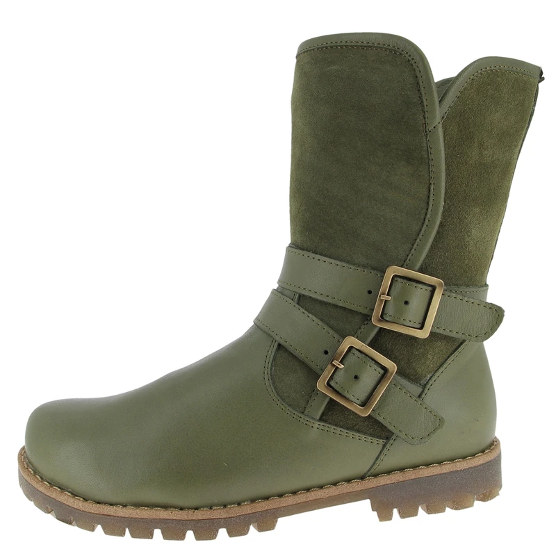 Andrea Conti Women's Damen Chelsea Boot Ankle, Olive, 9 UK