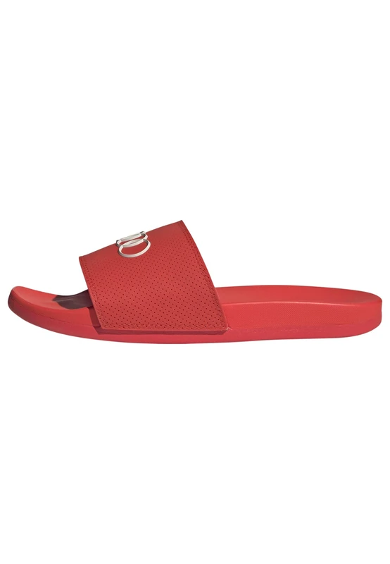 adidas Unisex AUDI F1 TEAM ADILETTE COMFORT SLIDES, hi-res red/hi-res red/chalk pearl, 13 UK
