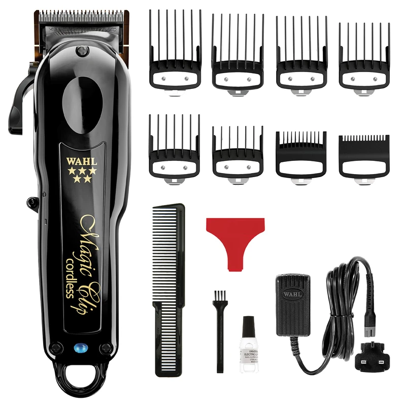 Wahl Cordless Black Magic Clip Professional Barber Clippers