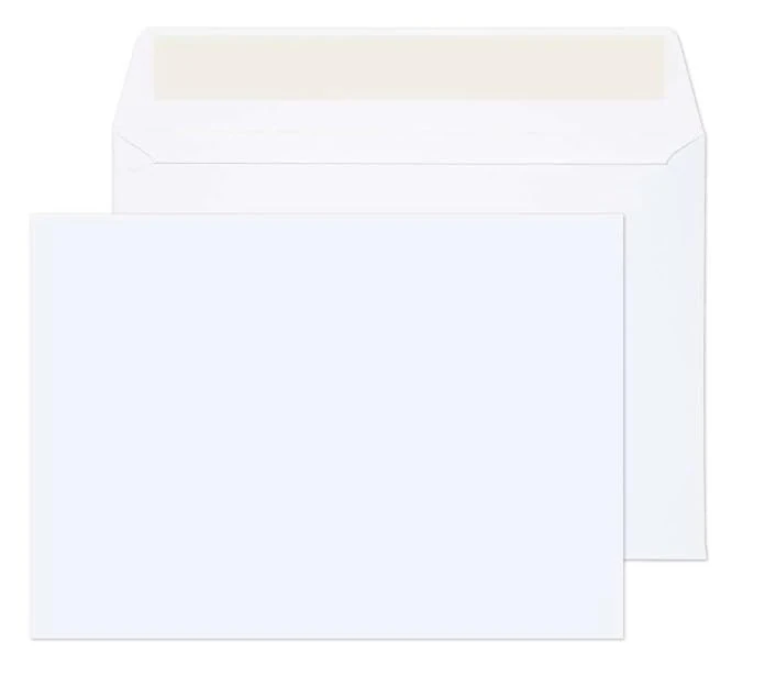 Craft UK 2497 C6 Peel & Seal Envelope 500s - White 120gsm