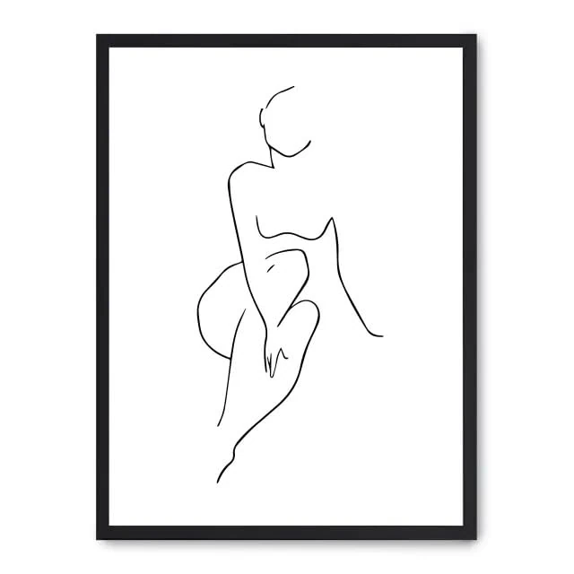 AlexandreHouse Cuadro Woman Line Art I - Image 1