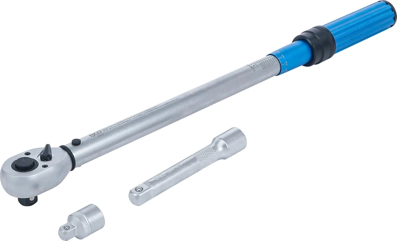 BGS 2837 | Torque Wrench Set | with Adaptor + Extension Bar | 12.5 mm (1/2") | 40-220 Nm | 3 pcs.