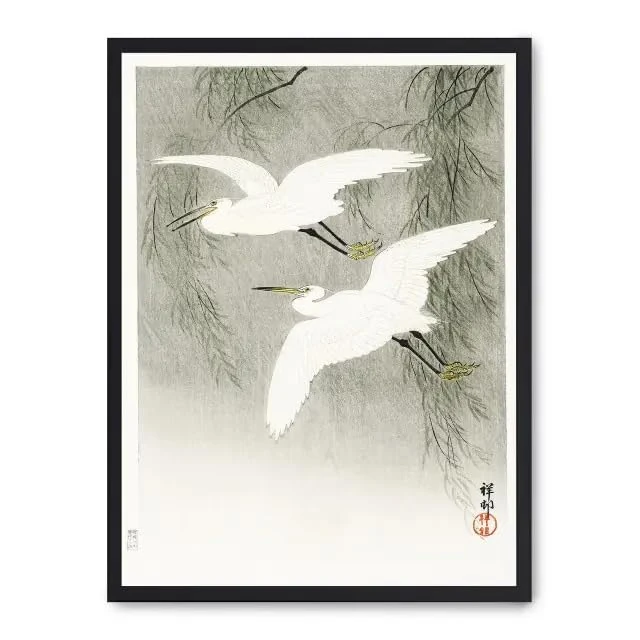 Cuadro White Heron Flight - Image 1