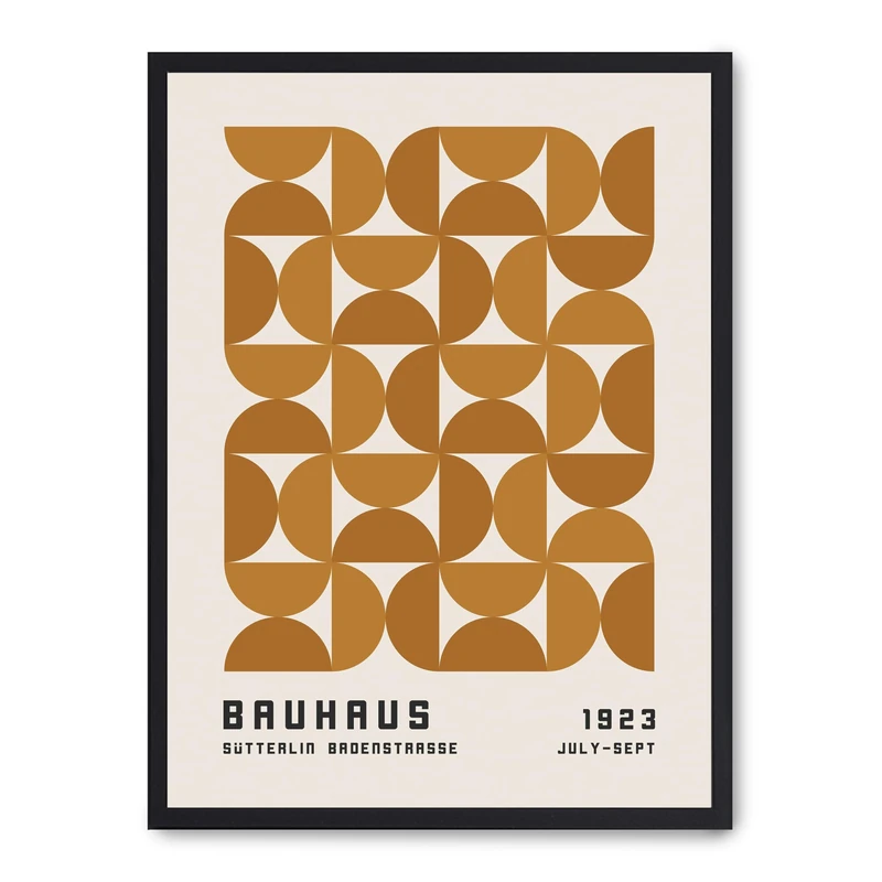 Cuadro Bauhaus Yellow Forms - Image 1