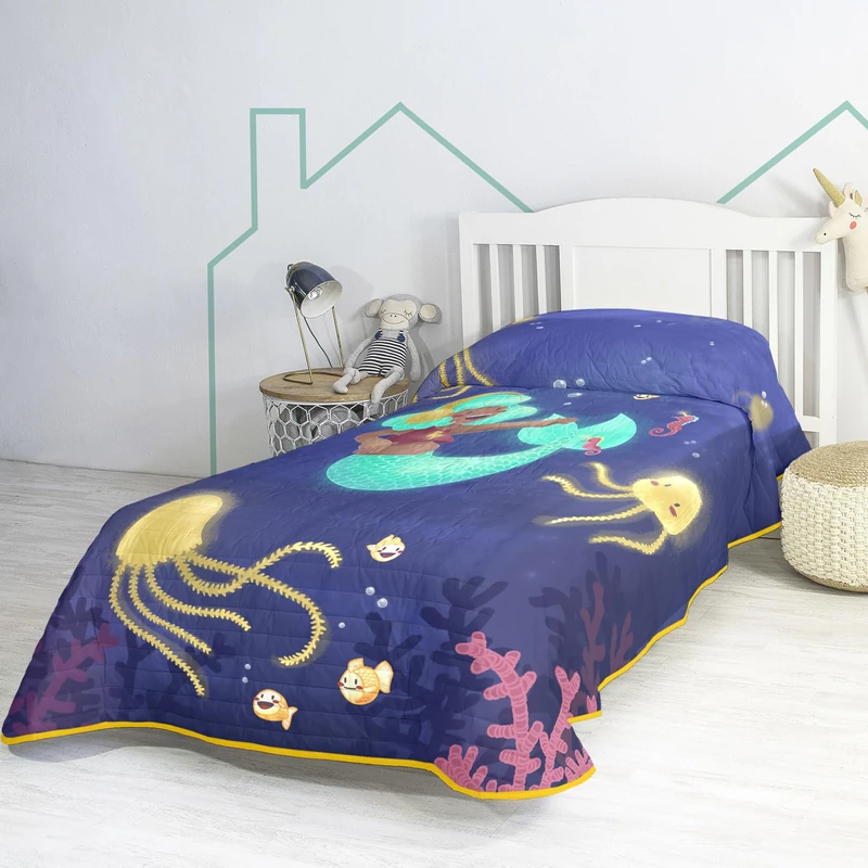 AlexandreHouse Happy Mermaid Colcha 200 x 260 cm (Cama 105)