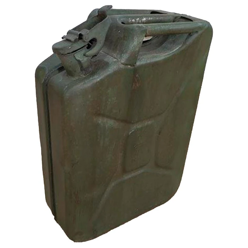 Metal Bidón with Artesanal Acabado