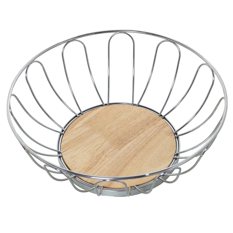 Chrome Metal Fruit with Base M Adera - Image 1