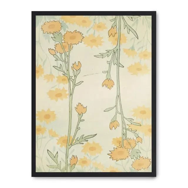 Cuadro Floral Art Nouveau - Image 1