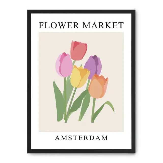AlexandreHouse Cuadro Flower Market IX - Image 1