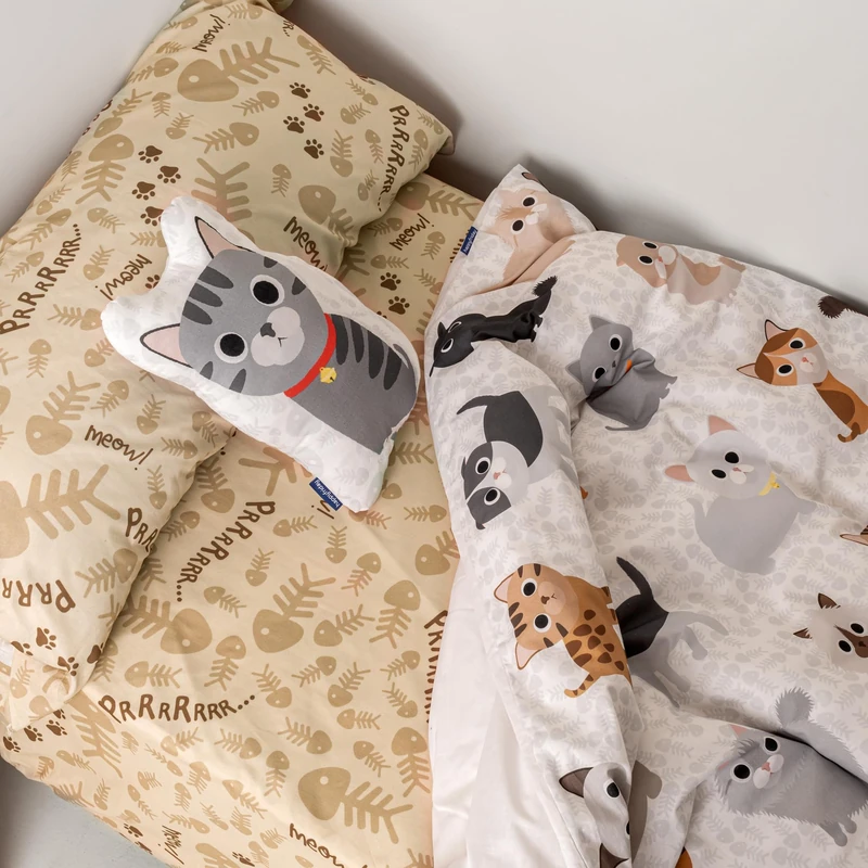 Cats Size 2 Pieces 155 x 220 cm (Cama 80/90)