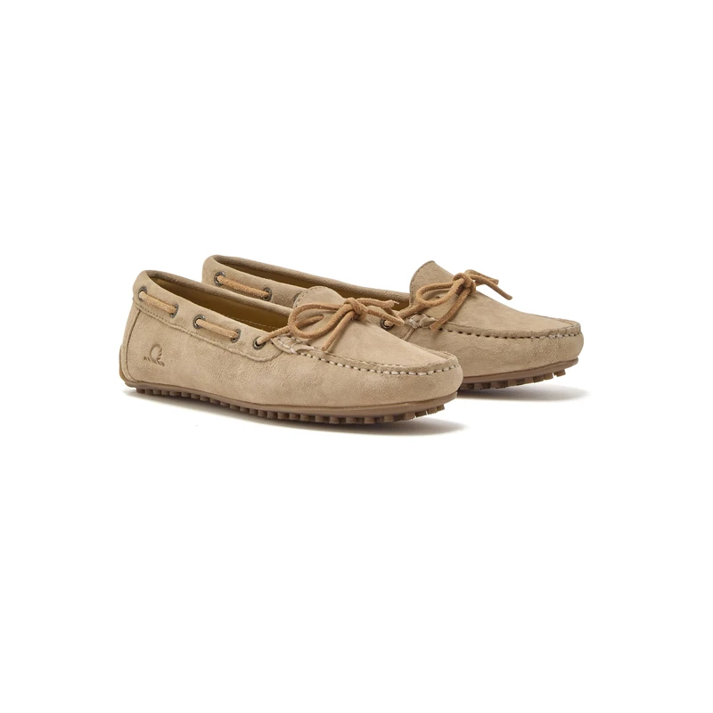 Chatham Women's Lustleigh Moccasin, Sand, 5 UK