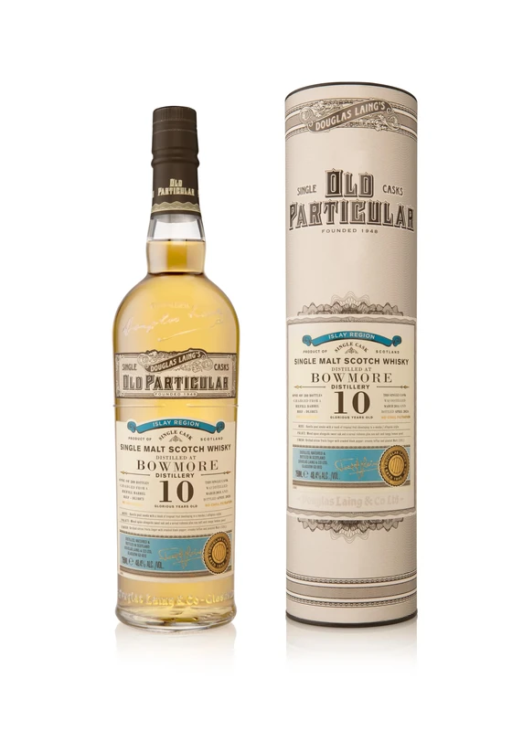 OLD PARTICULAR, BOWMORE, 2014, 10 YEARS OLD, 70CL, 48.4% ALC./VOL. UK