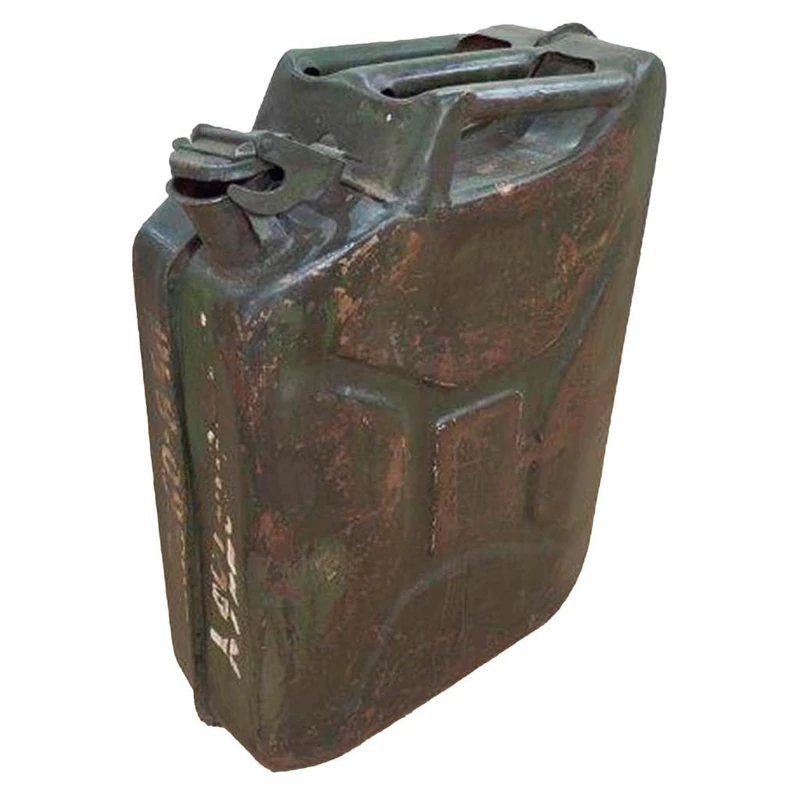 Metal Bidón with Artesanal Acabado