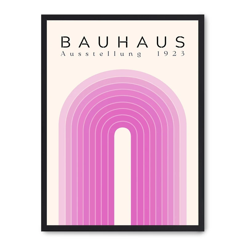 Pink Bauhaus i Painting - Image 1