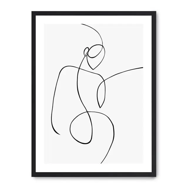 AlexandreHouse Cuadro Woman Line Art Vii - Image 1