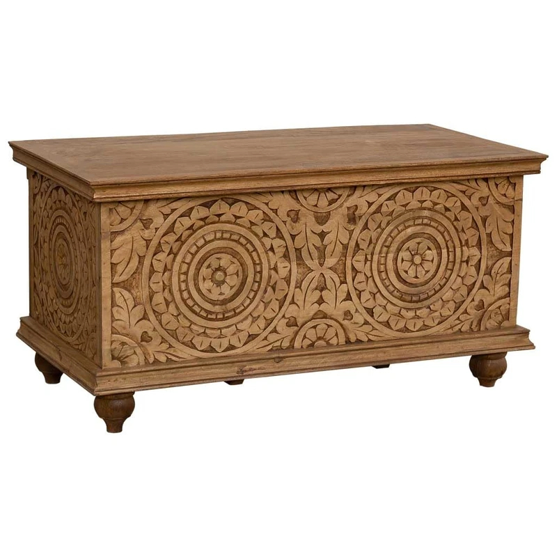 AlexandreHouse Baul Acabado Artesanal Brown - Handmade Style