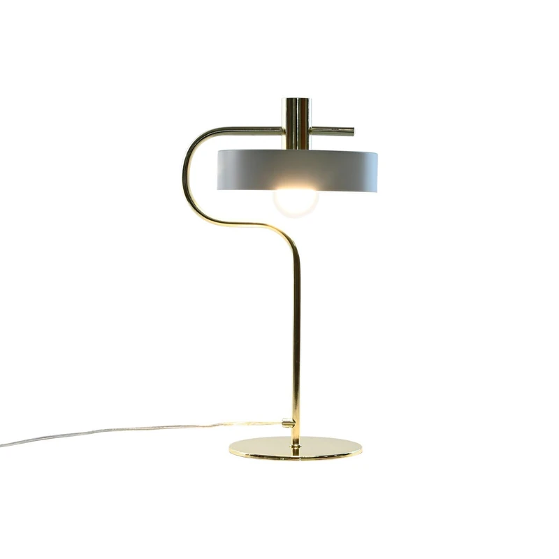 AlexandreHouse SOBREMESA Metal LAMP 28X18X46 Blanco