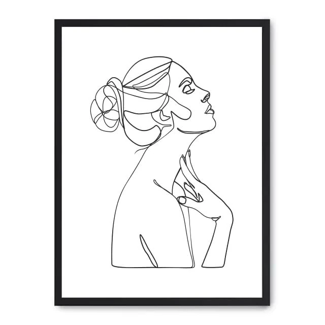 AlexandreHouse Cuadro Woman Line Art II - Image 1