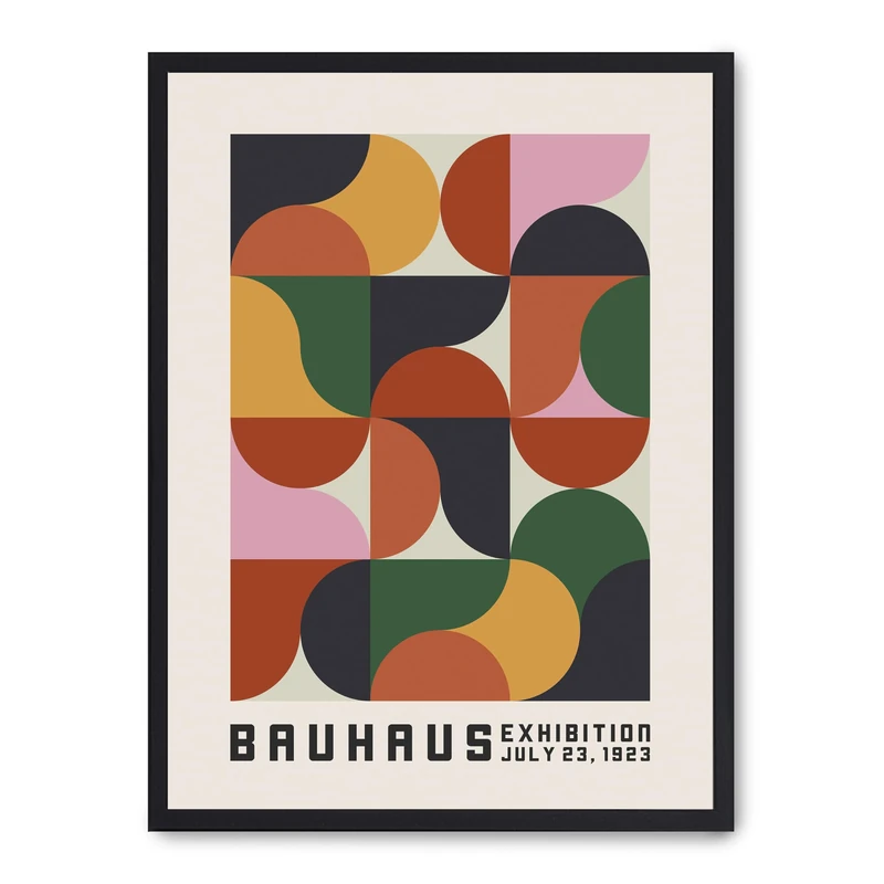 AlexandreHouse Cuadro Bauhaus in Colours