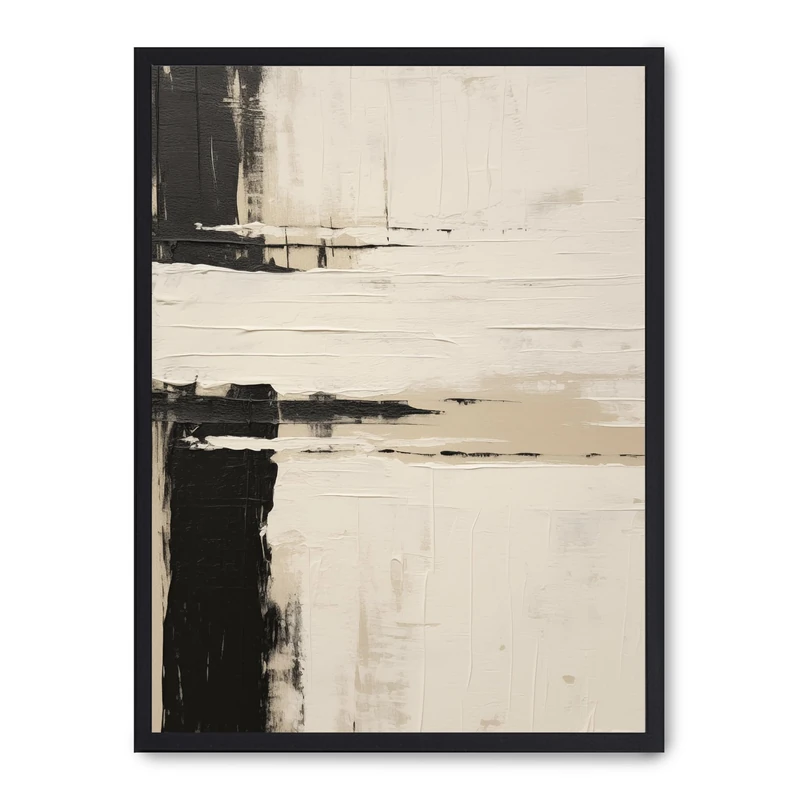 AlexandreHouse Cuadro Art with Black Lines VI - Image 1