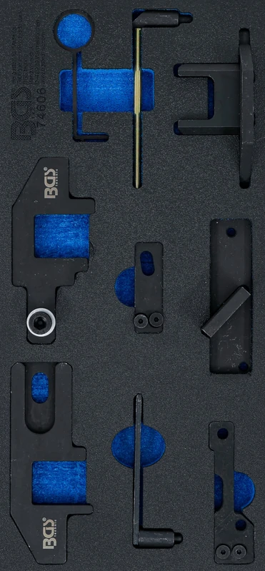 BGS 74606 | Tool Tray 1/3: Engine Timing Tool Set | for PSA 1.0 EB0 / 1.2 EB2 Petrol Engines