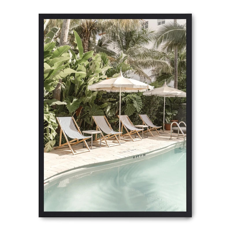 Cuadro Poolside Serenity - Image 1